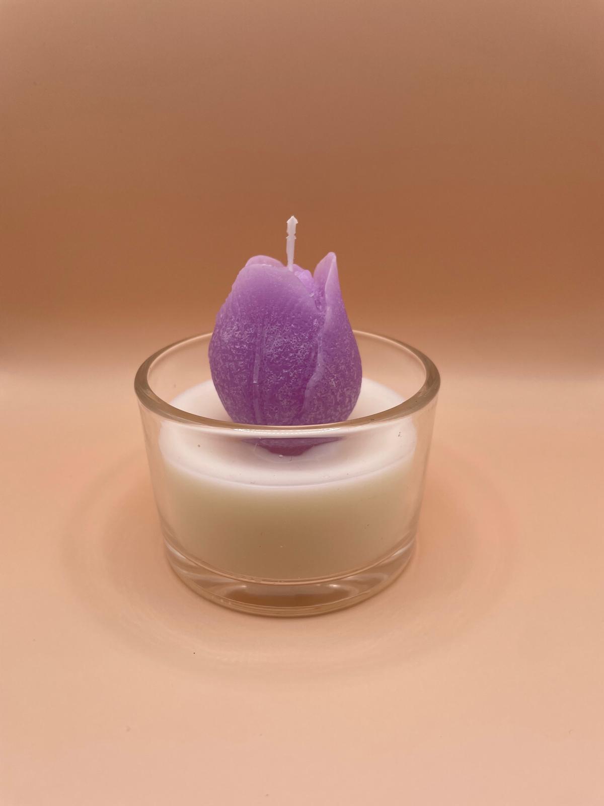 Tulips Candle Jar